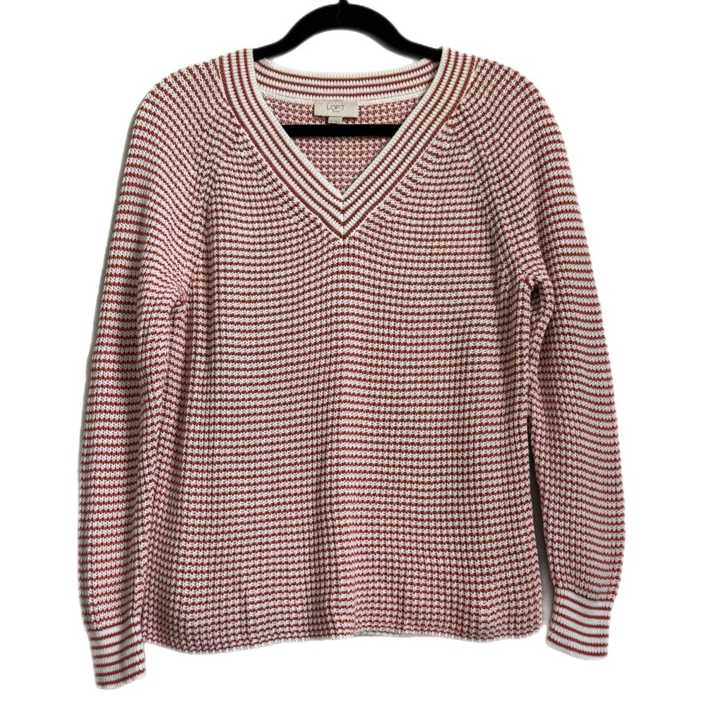 Women's LOFT v-neck knit Sweater, medium